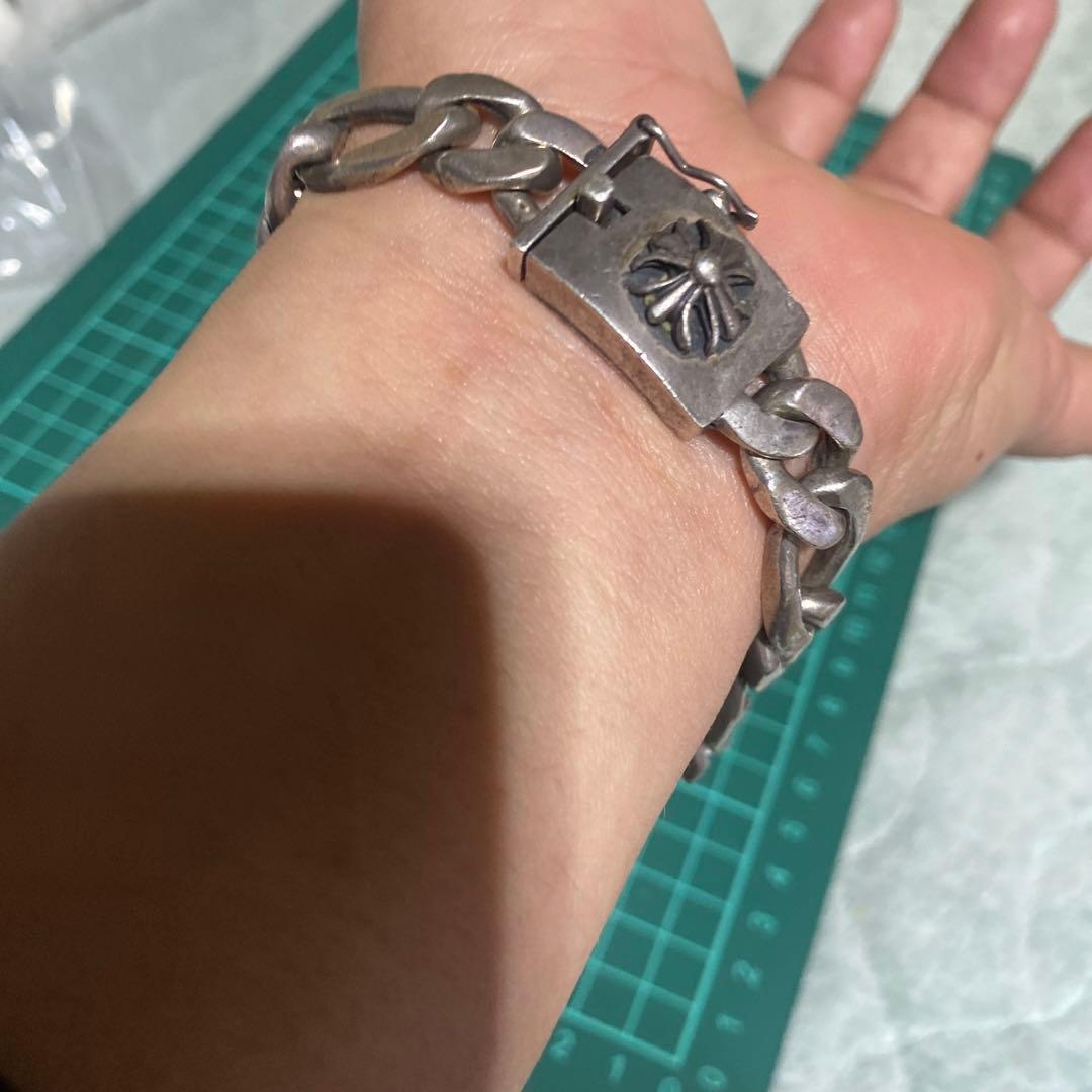 925 ブレスレット　CH プラス　チェーン型　リストバンド