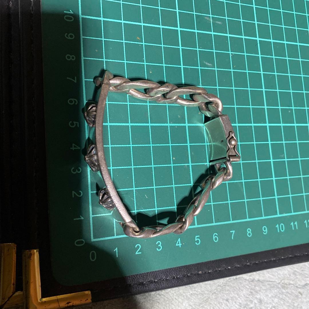 925 ブレスレット　CH プラス　チェーン型　リストバンド