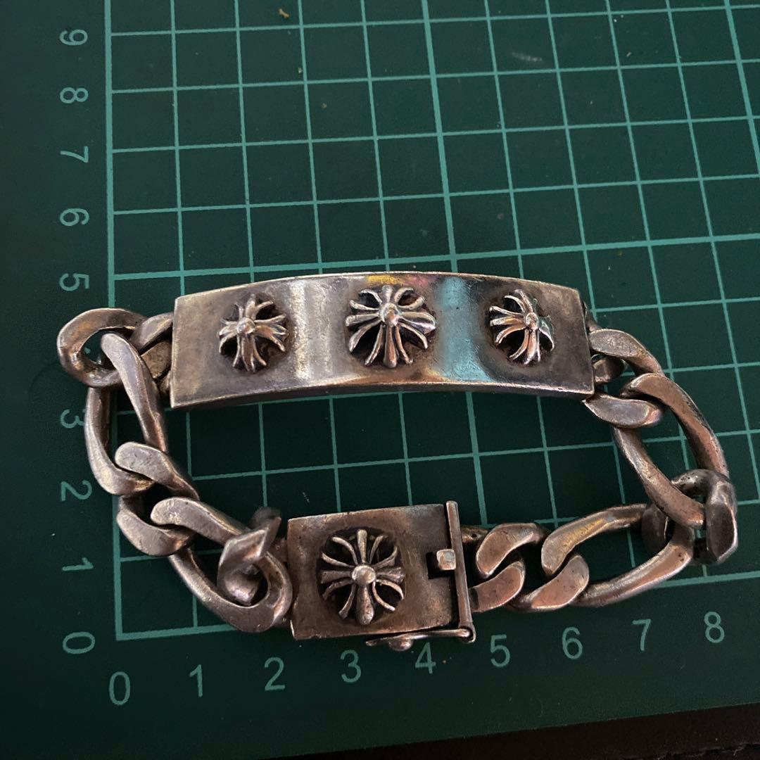 925 ブレスレット　CH プラス　チェーン型　リストバンド