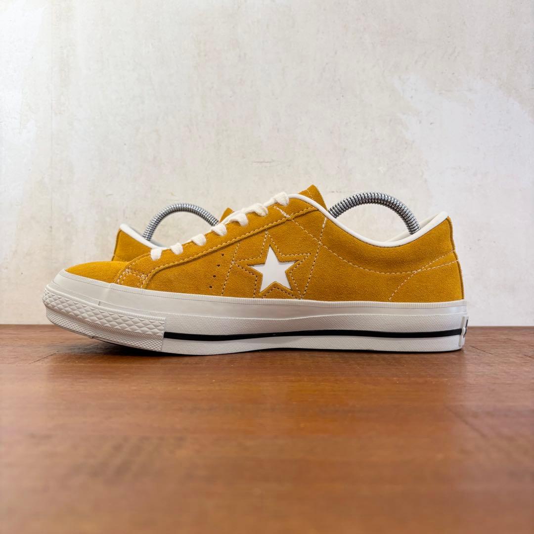極美品　日本製　コンバース　ワンスター　ゴールド　スエード　25.0センチ