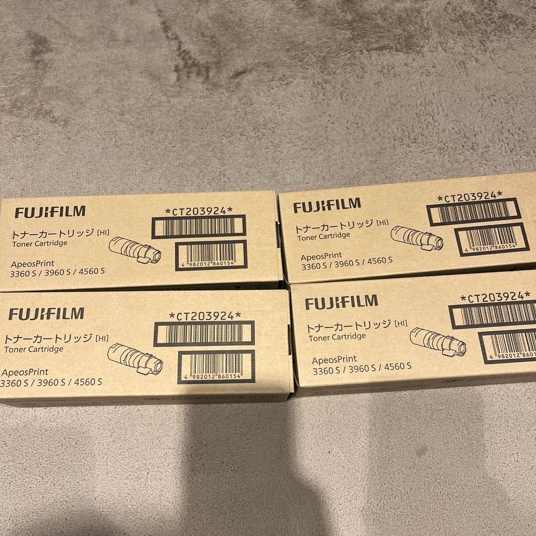FUJIFILM トナーカートリッジ CT203924 4個セット