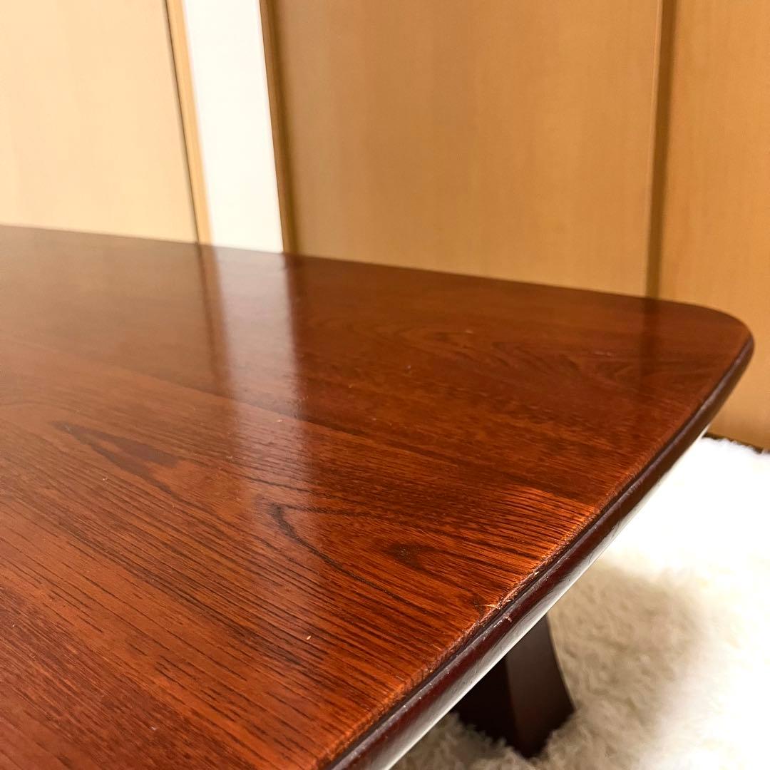 【karimoku】カリモク　折り脚座卓　欅 ケヤキ