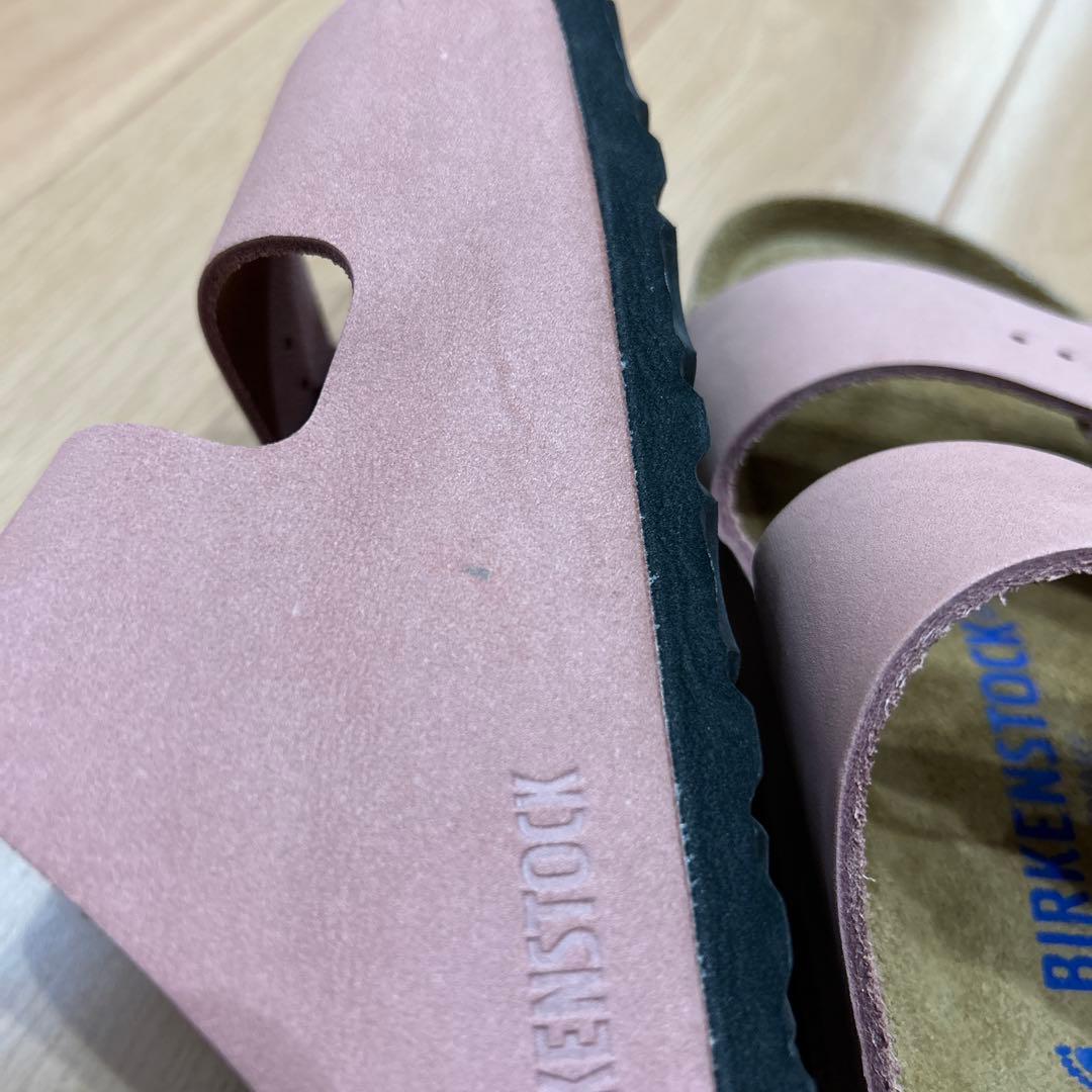 ビルケンシュトック　アリゾナ　ソフトフットベッド　オールドローズヌバックスエード