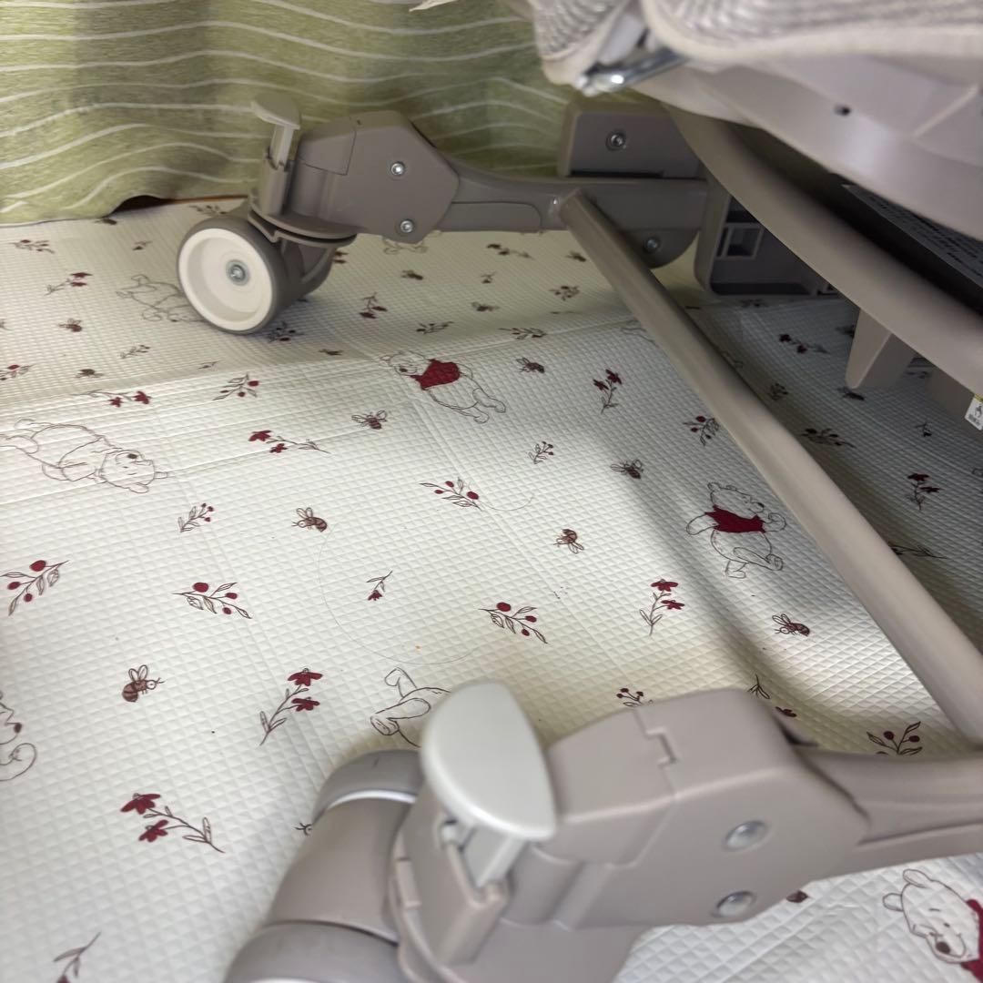 【美品】Aprica ユラリズム オートプレミアム ハイローチェア ムーンロック