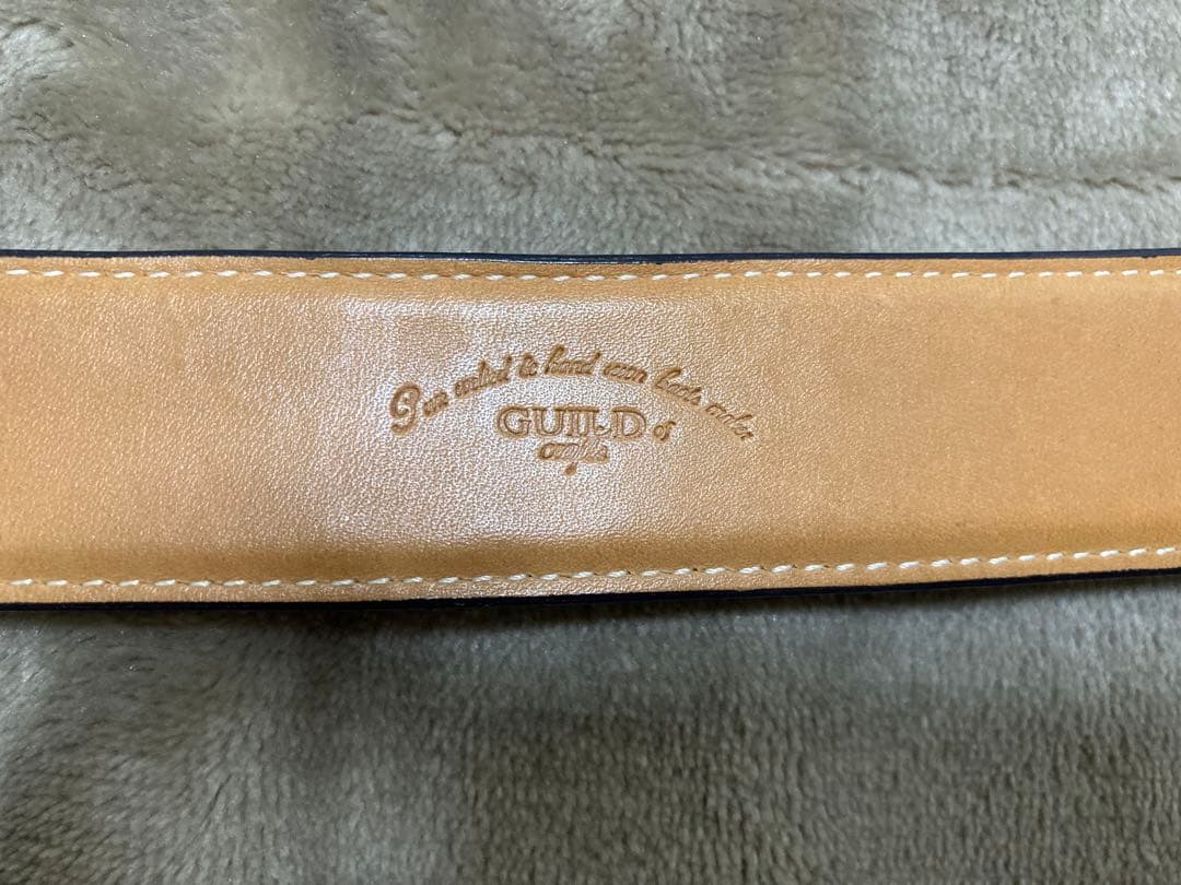 Guild of crafts ギルド・オブ・クラフツ レザーベルト ネイビー