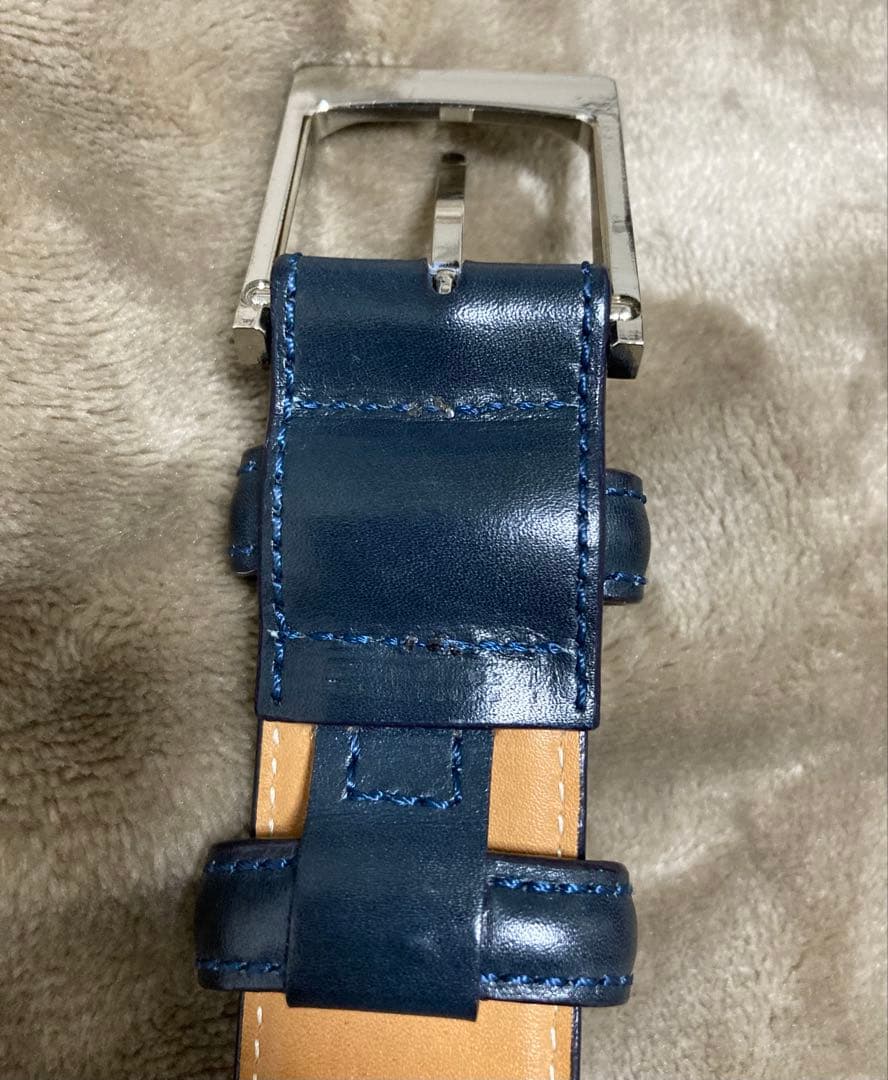 Guild of crafts ギルド・オブ・クラフツ レザーベルト ネイビー