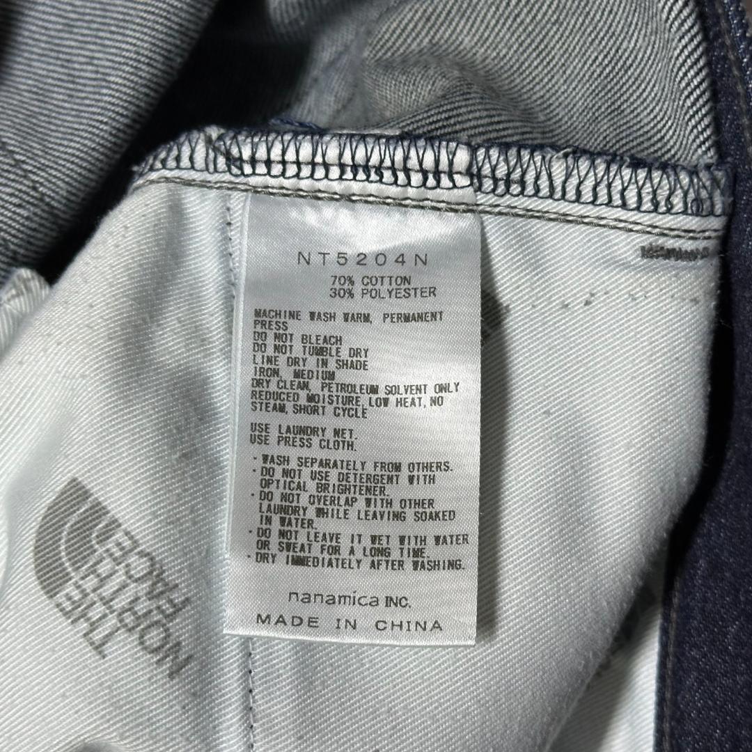 ノースフェイス パープルレーベル デニム ストレート パンツ NT5204N