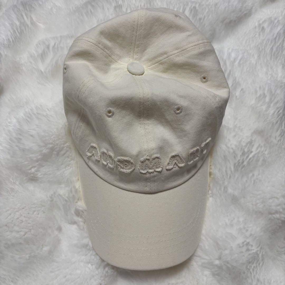 帽子 andmary Mary logo cap ivory