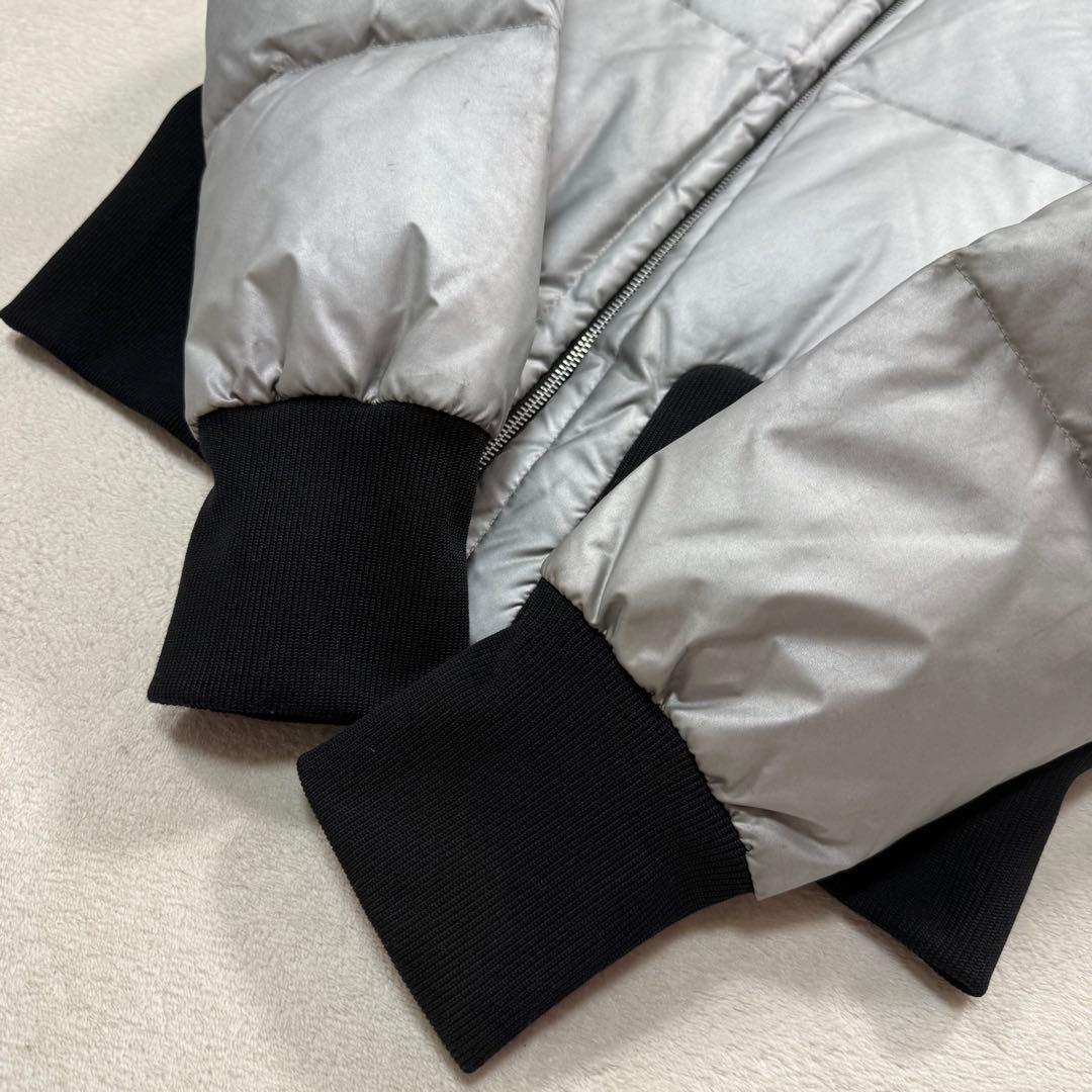 Y-3 × adidas クロップド シルバー ダウンジャケット archive