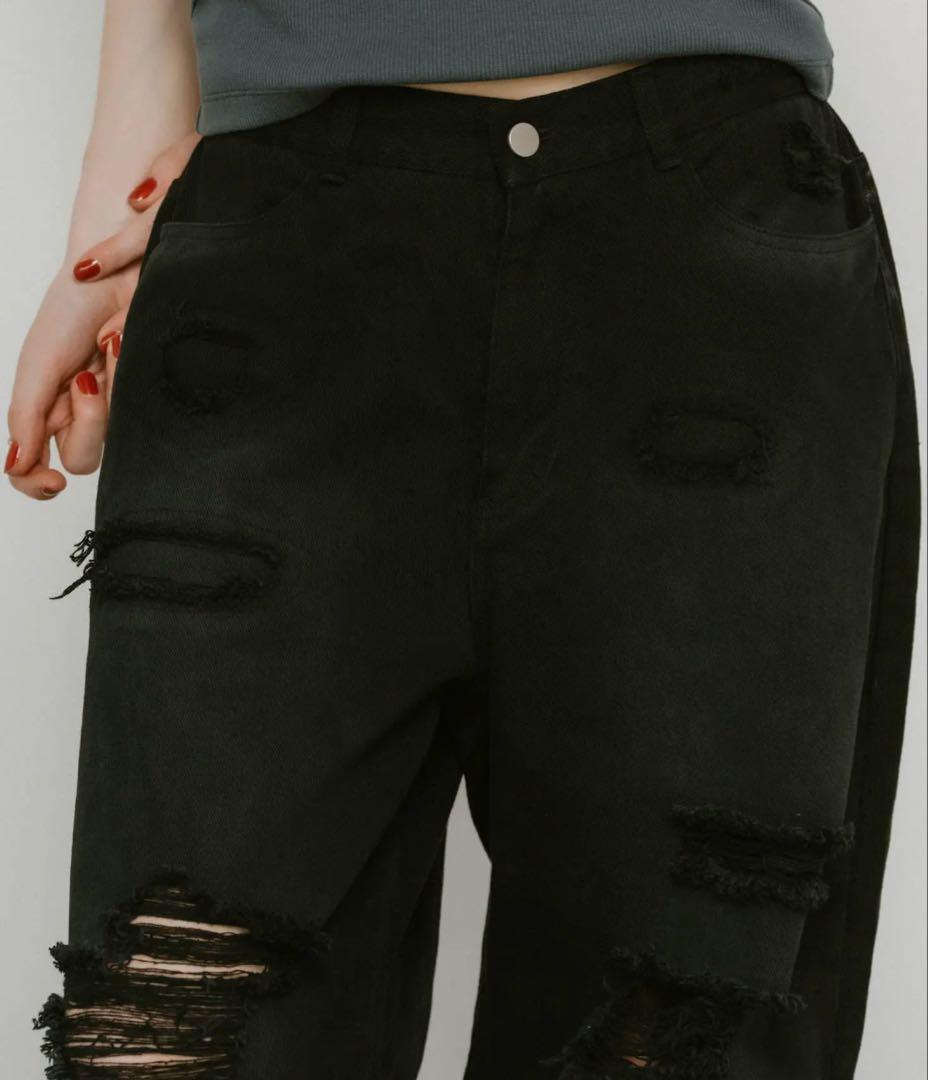 Knuth Marf クヌースマーフ damage denim pants