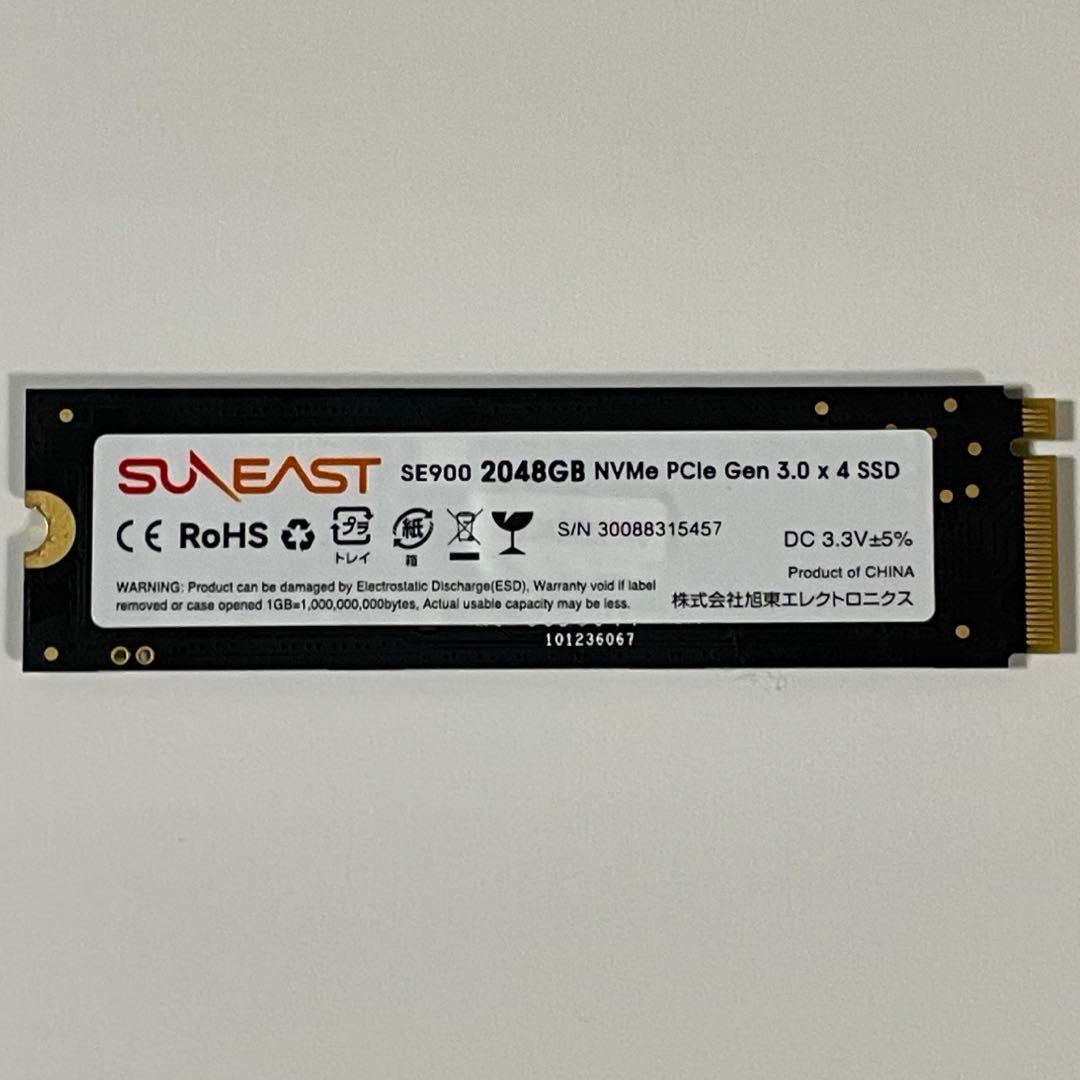 内蔵型SSD SUNEAST SE900 2TB M.2 NVMe SSD Gen3x4