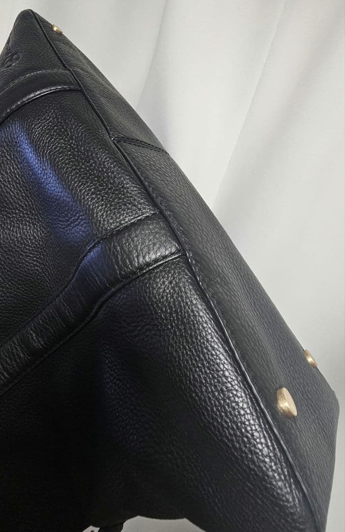 【ほぼ使用せず】 メルセデスベンツ × ブリー コラボ　ビジネスバッグ 本革 黒