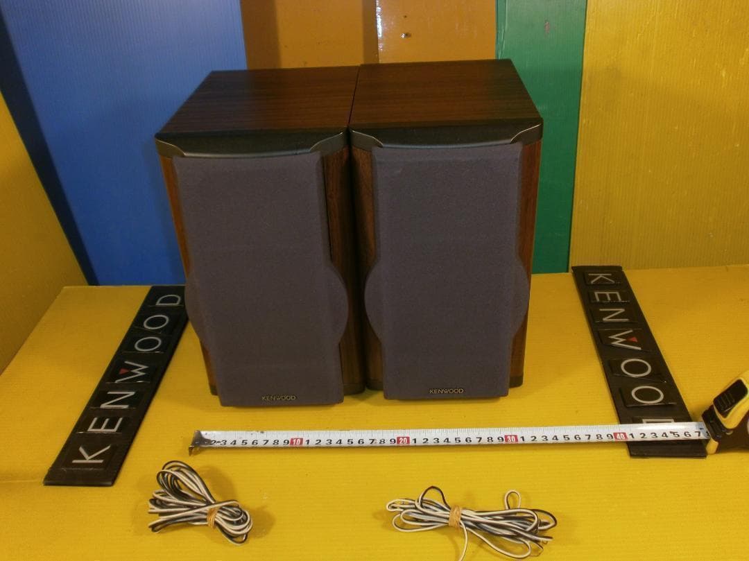 送料無料　KENWOOD コンポ用　高級　スピーカー　2台
