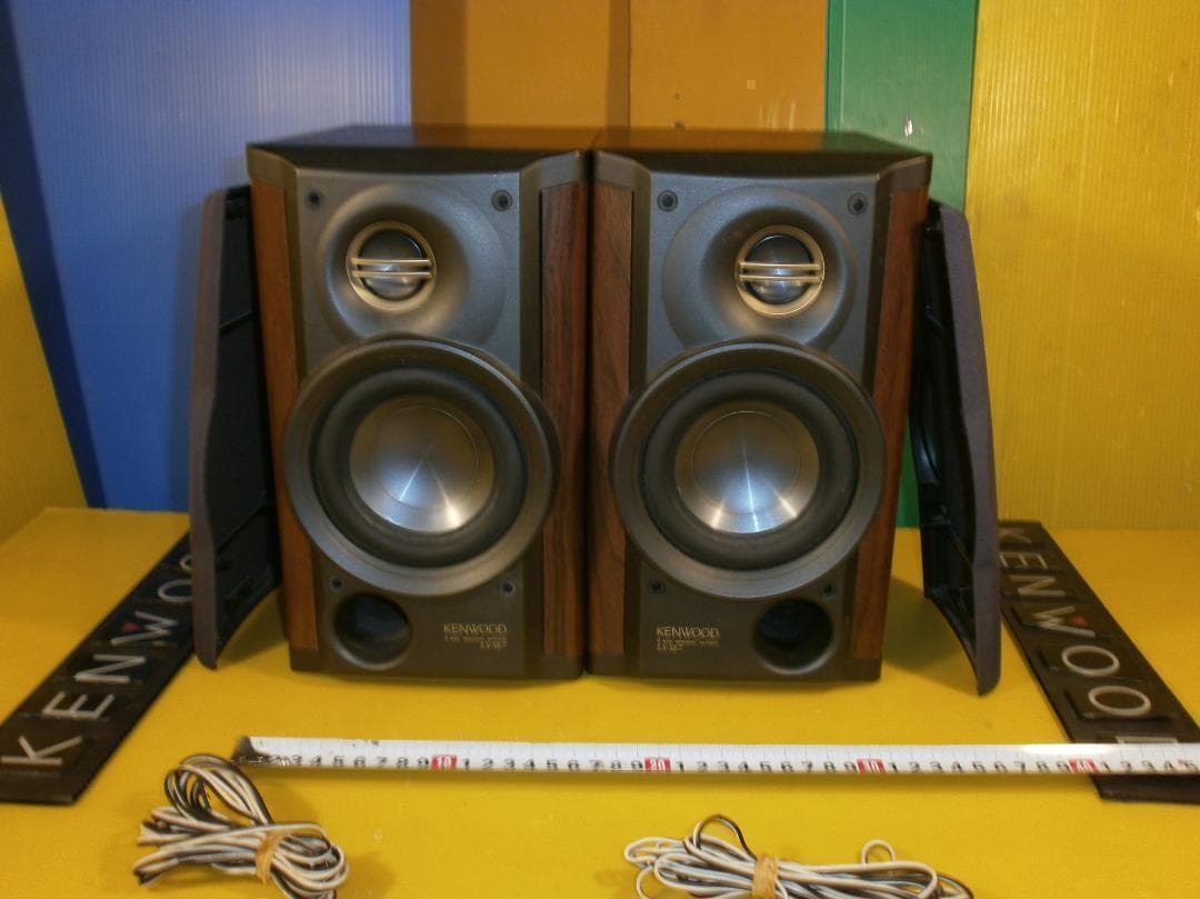 送料無料　KENWOOD コンポ用　高級　スピーカー　2台