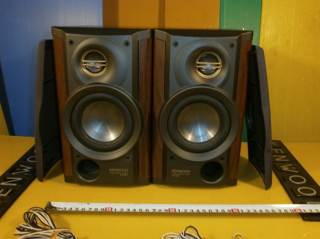 送料無料　KENWOOD コンポ用　高級　スピーカー　2台