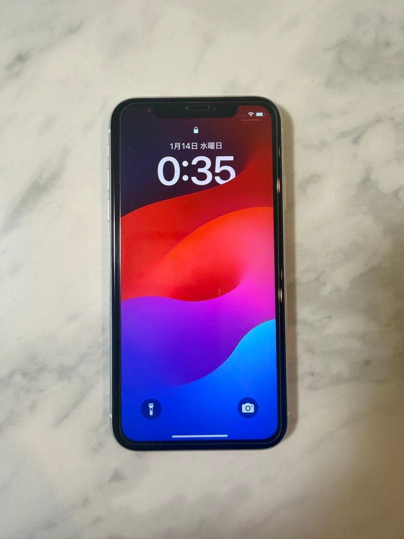 iPhone XR 128GB ホワイト SIMロックなし バッテリー86%