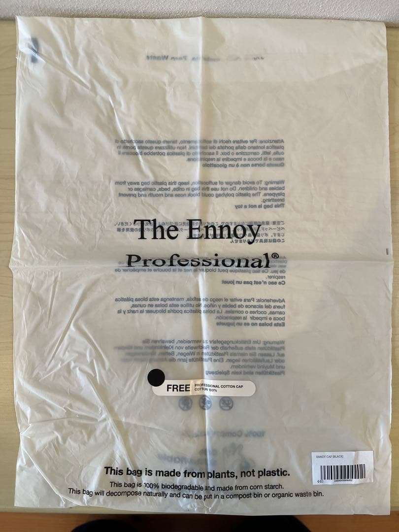 2019年 the ennoy professional エンノイ キャップ 黒