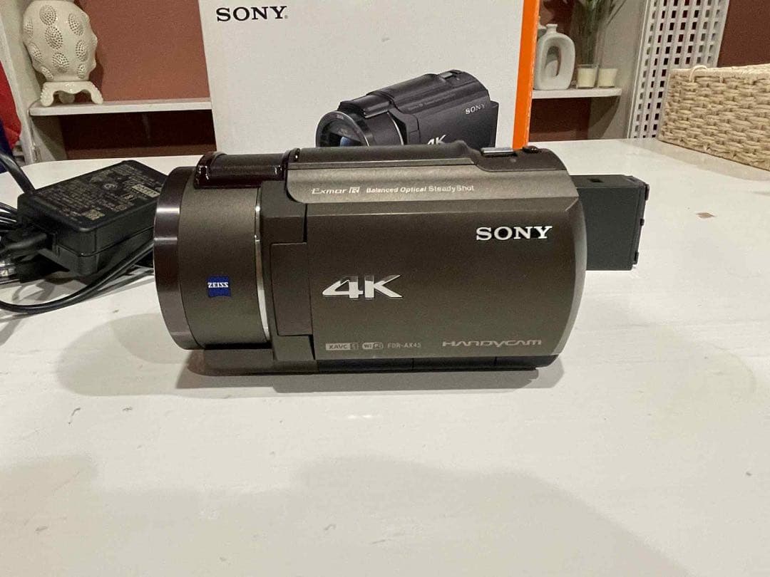 【美品】SONY 4K ハンディカム FDR-AX45 本体・充電器付き