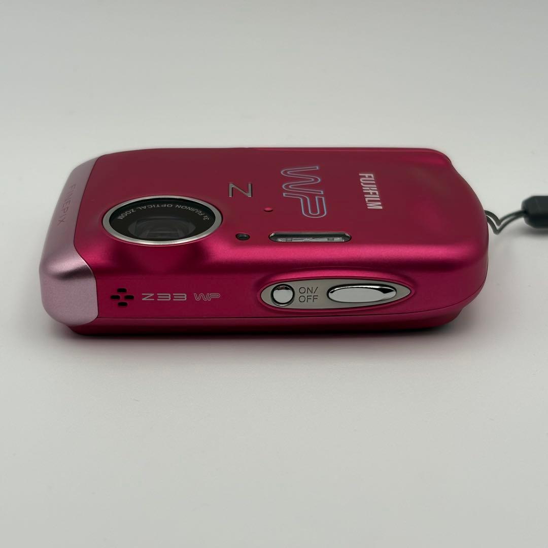 【美品】FUJIFILM 防水 FinePix Z33WP ピンク 動作品