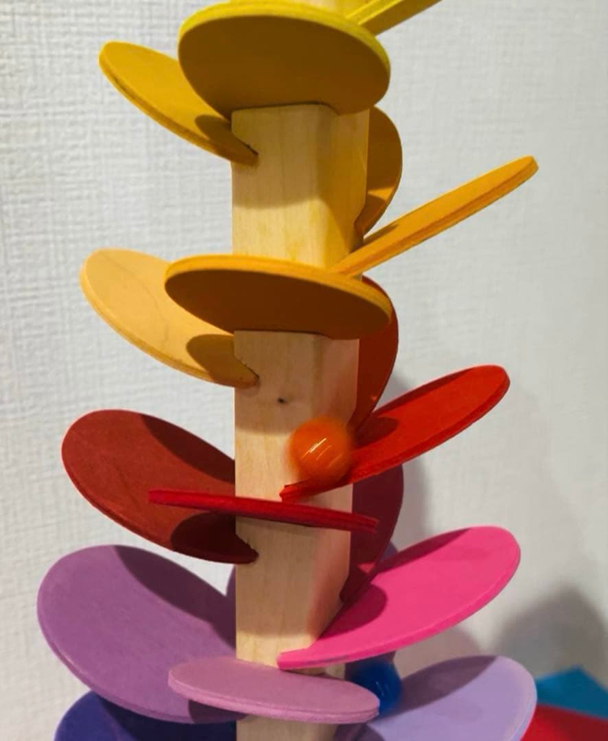 カラコロツリー　Mサイズ　ドイツで購入　優しい音　新品未使用　ビー玉転がし