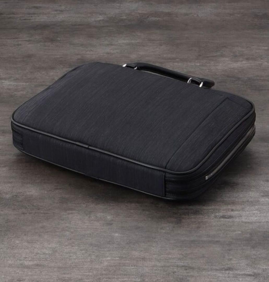 タケオキクチ　ヘアライン スリム ブリーフケース