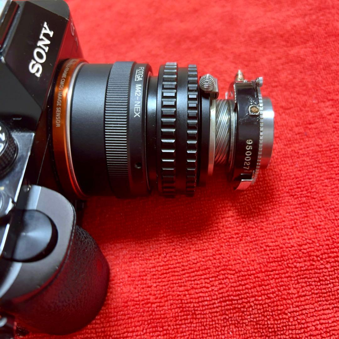 Hexar 75mm F4.5 コニカの優秀中判カメラ　銘レンズ❗️の改造レンズ