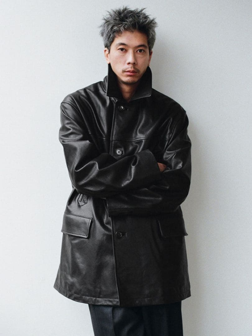 ジャケット・アウター lidnm Lamb Veg Car Coat L