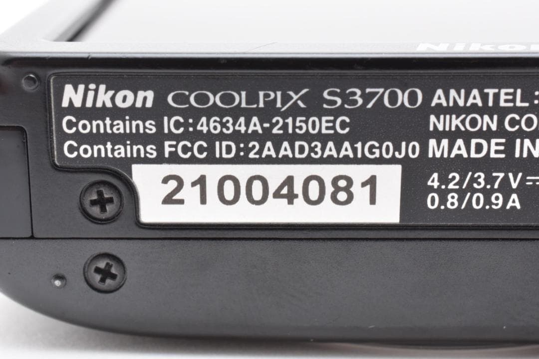 ★超美品★ Nikon COOLPIX S3700 #20209
