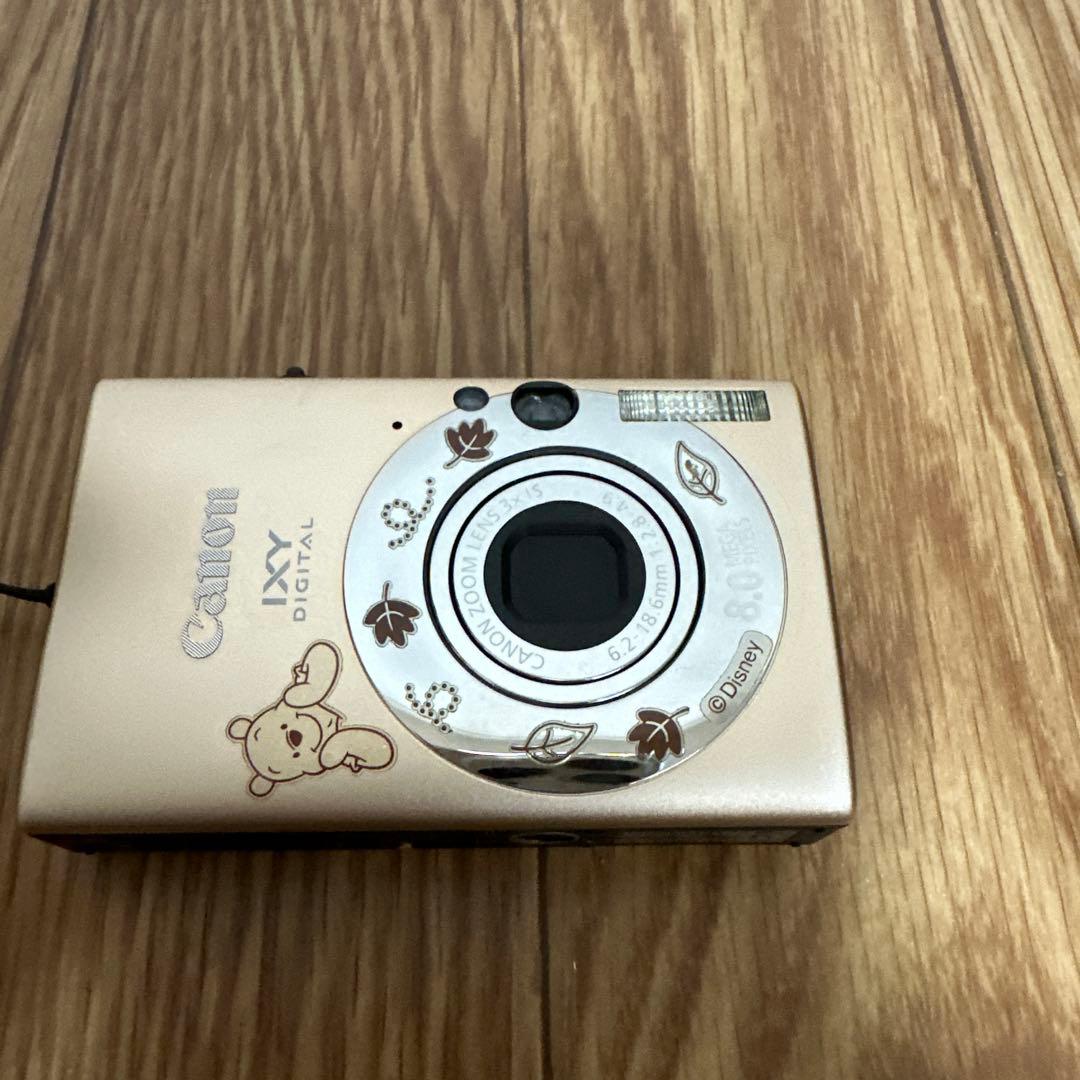 Canon IXY DIGITAL デジカメゴールド ディズニーキャラクター付き