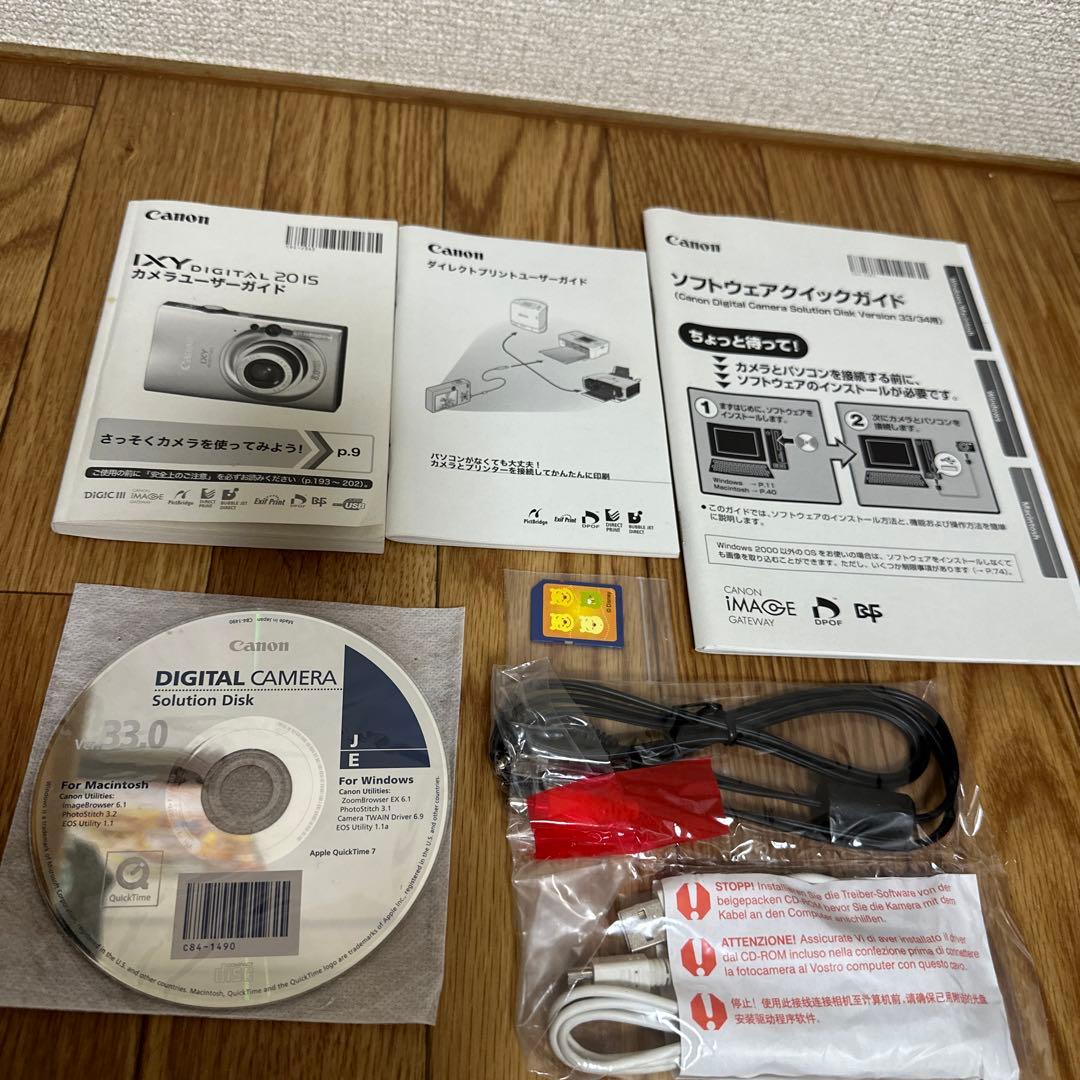 Canon IXY DIGITAL デジカメゴールド ディズニーキャラクター付き