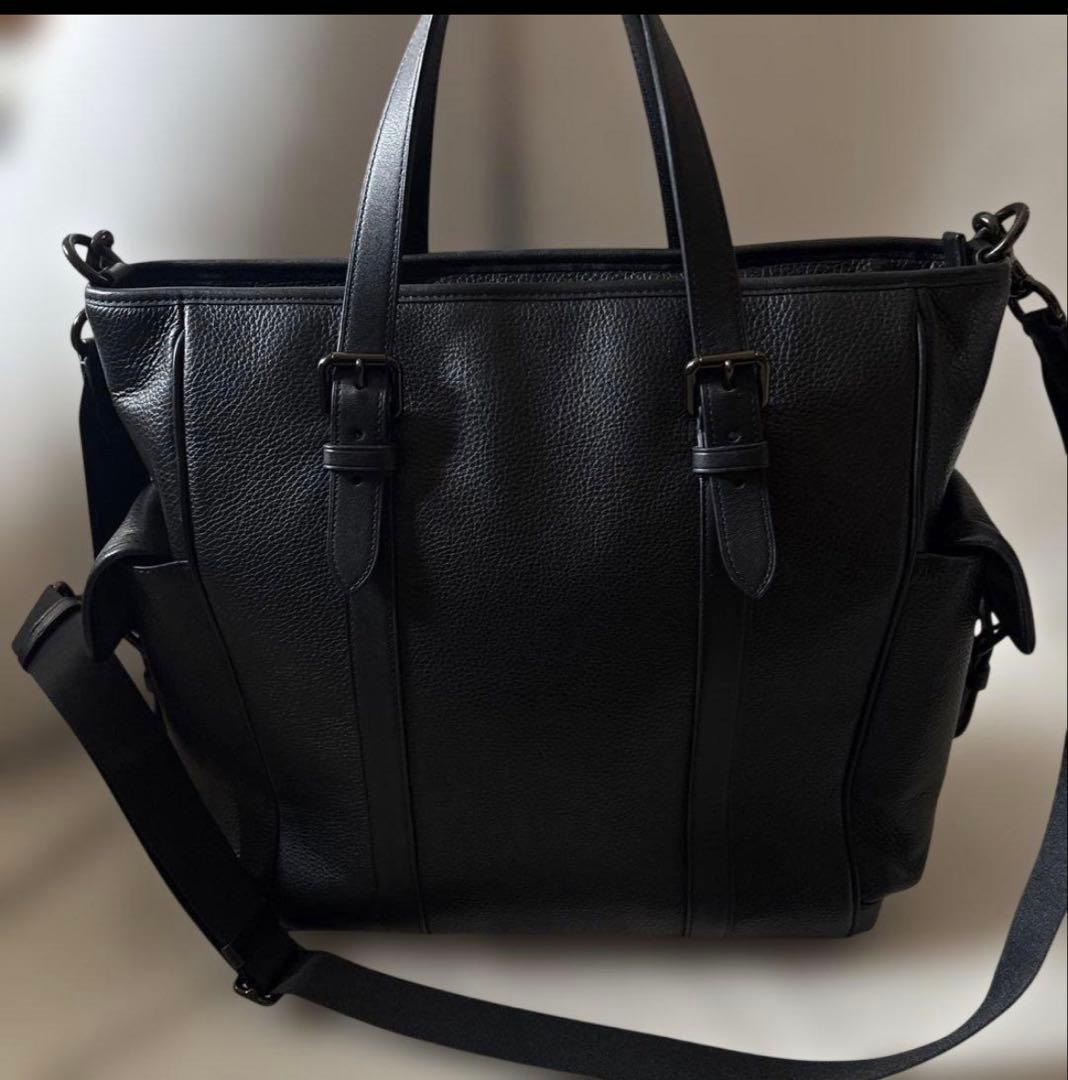 美品✨コーチ COACH メンズ バッグ　スプリント トート　黒