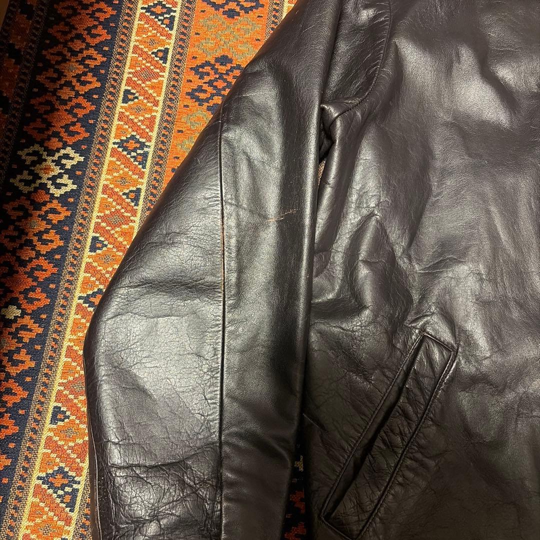 oldgap レザージャケット　gap 90s 古着