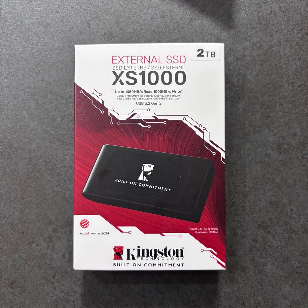 Kingston XS1000 2TB 外付けSSD