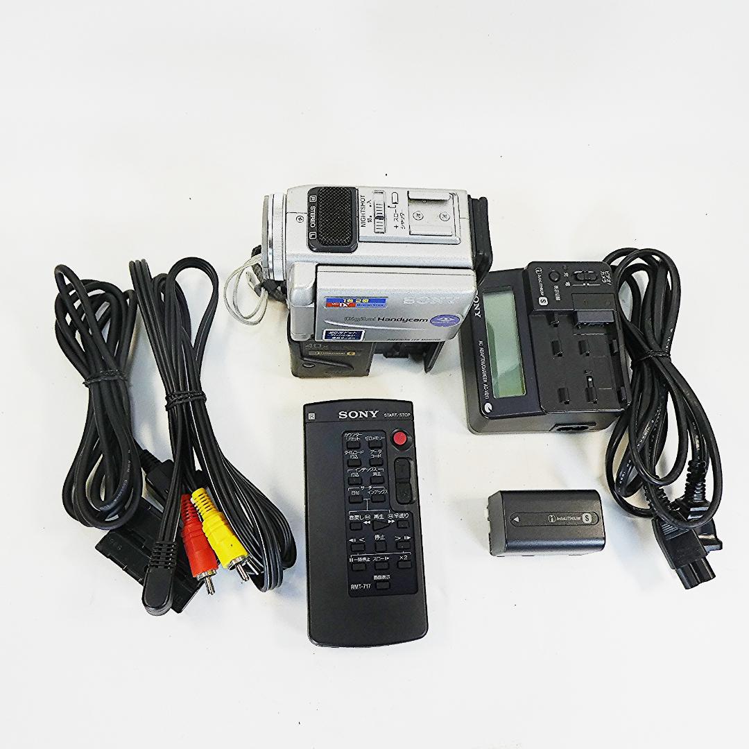 動作品 ソニー DCR-PC3 MiniDVビデオカメラ　DVDダビングに最適