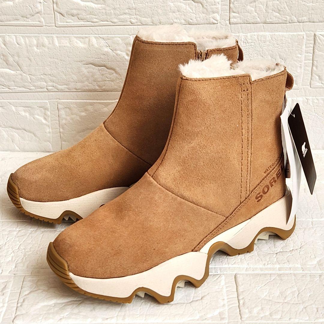 SOREL❣️キネティックインパクト ショートブーツ キャメル 23cm