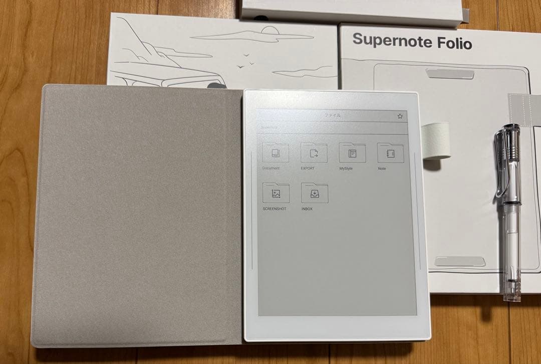 【美品・箱付】Supernote A6 X2 NOMAD ホワイト 3点セット