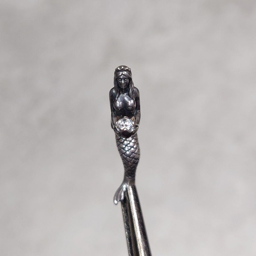 JUSTIN DAVIS マーメイドピアス 両耳 パールダイヤ 人魚 925