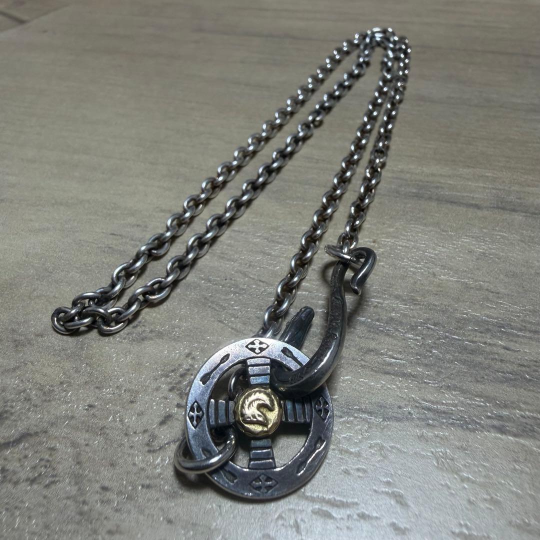 TADY & KING ネイティブフックホイールネックレス/ウルフ/細丸