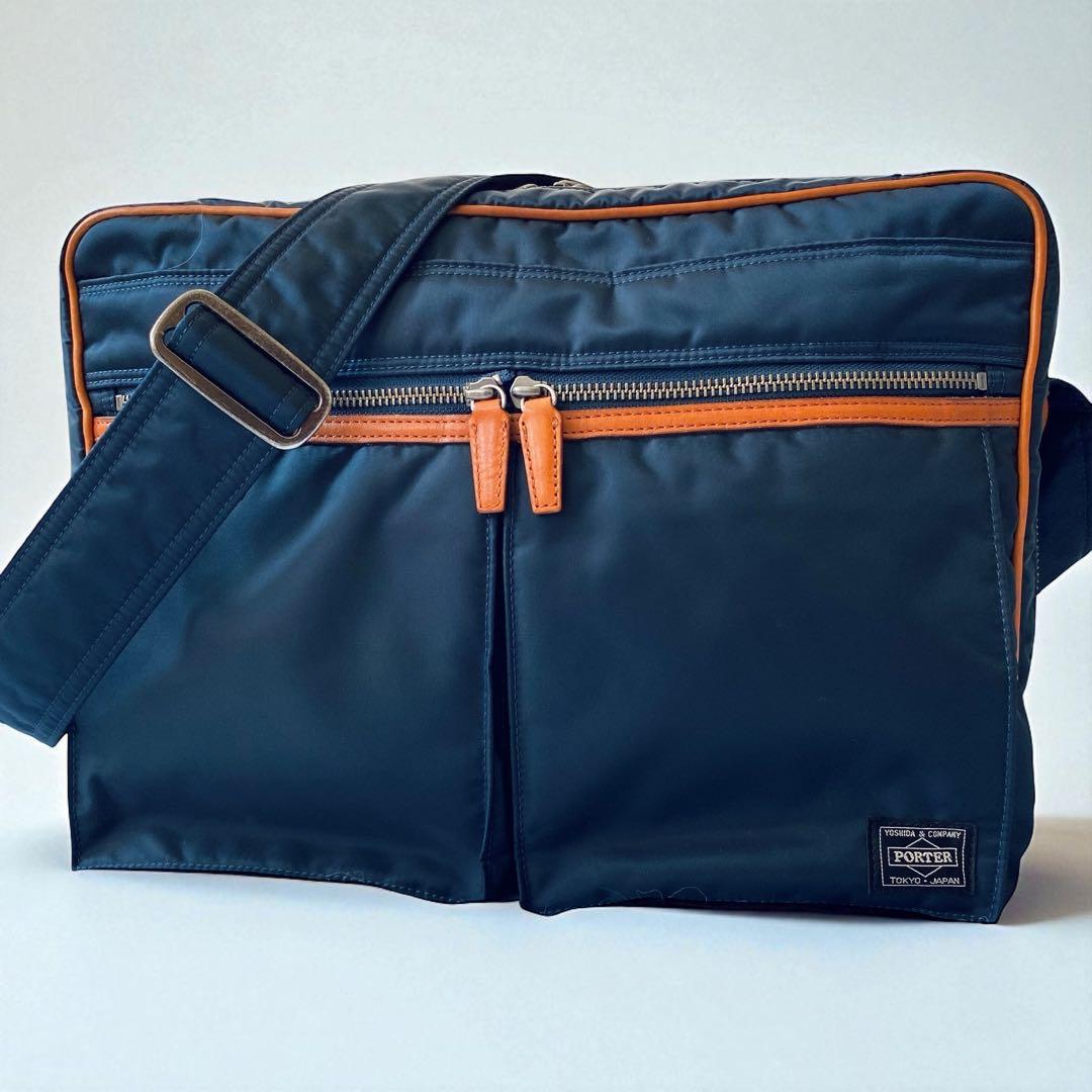 【極美品】PORTER ポーター 希少限定品 ナイロン 2層式 ショルダーバッグ