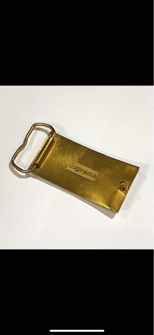 supreme バックル