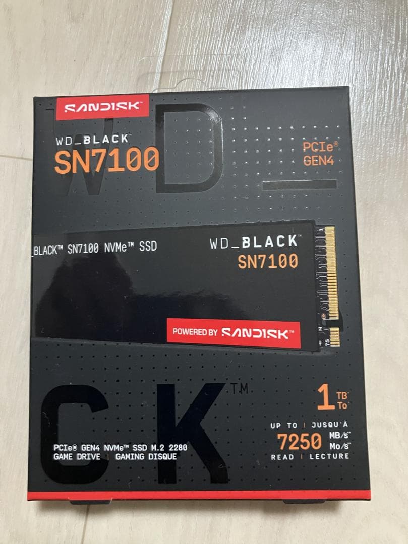 内蔵型SSD SanDisk WD_BLACK SN7100 1TB SSD