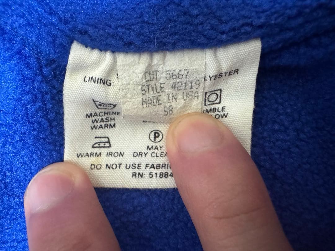 M*u様 80s USA製 Patagonia シェルドシンチラ ピンク 三角タ