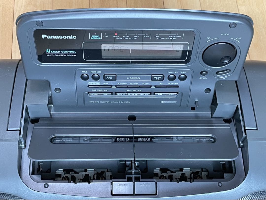 Panasonic CDラジカセRX-DT707コブラトップ リモコン付