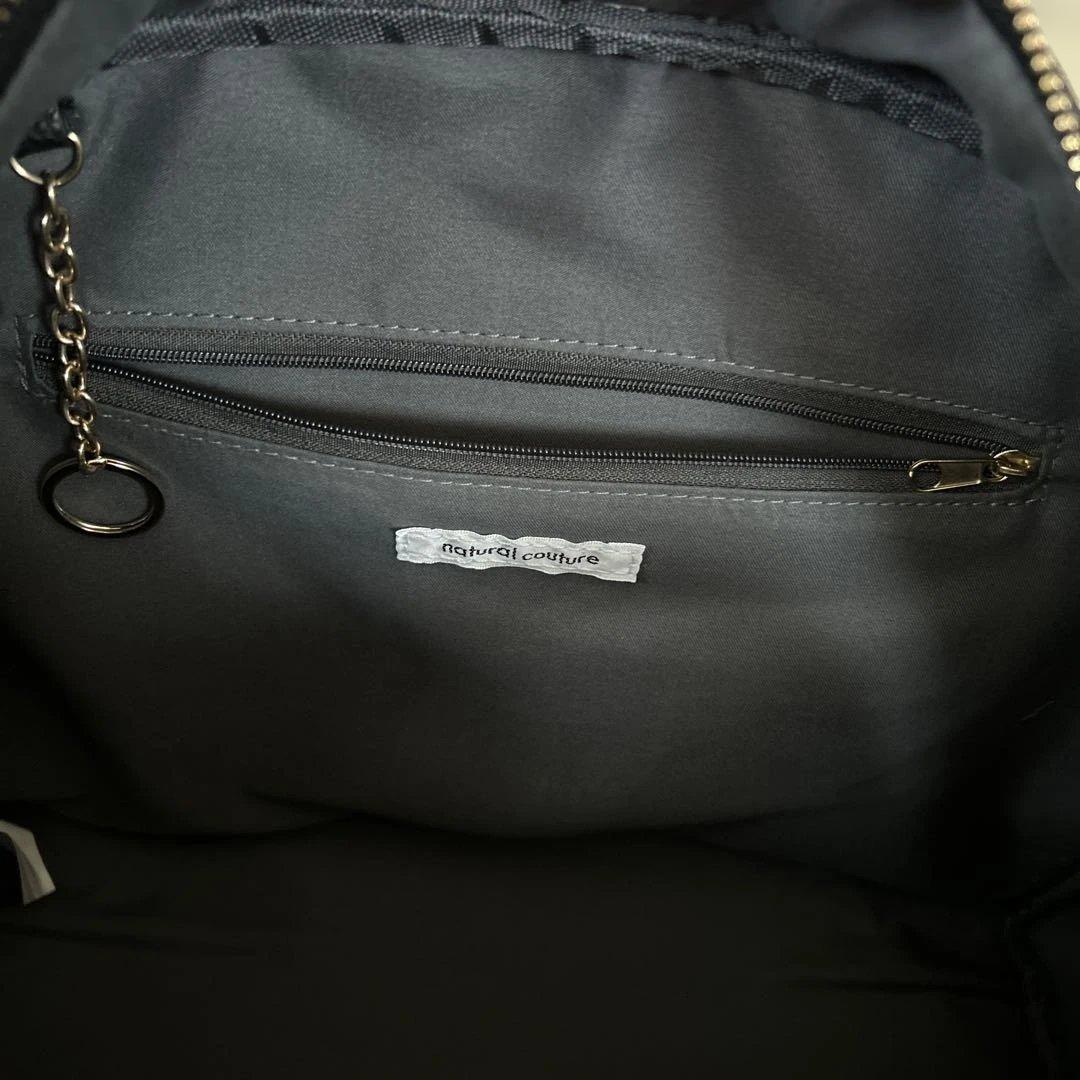 natural couture osono ボストンキャリーオンバッグ　ブラック
