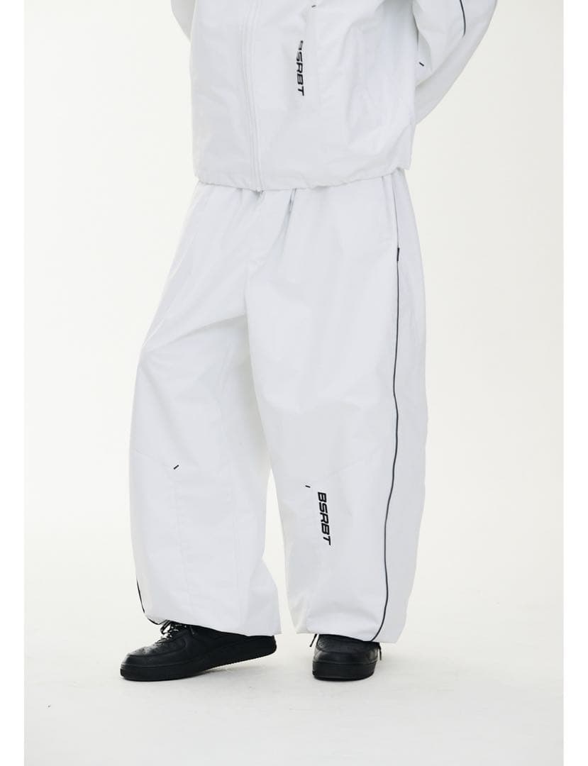 【新品未使用】BSRABBITスノーボードウェア パンツ ホワイト