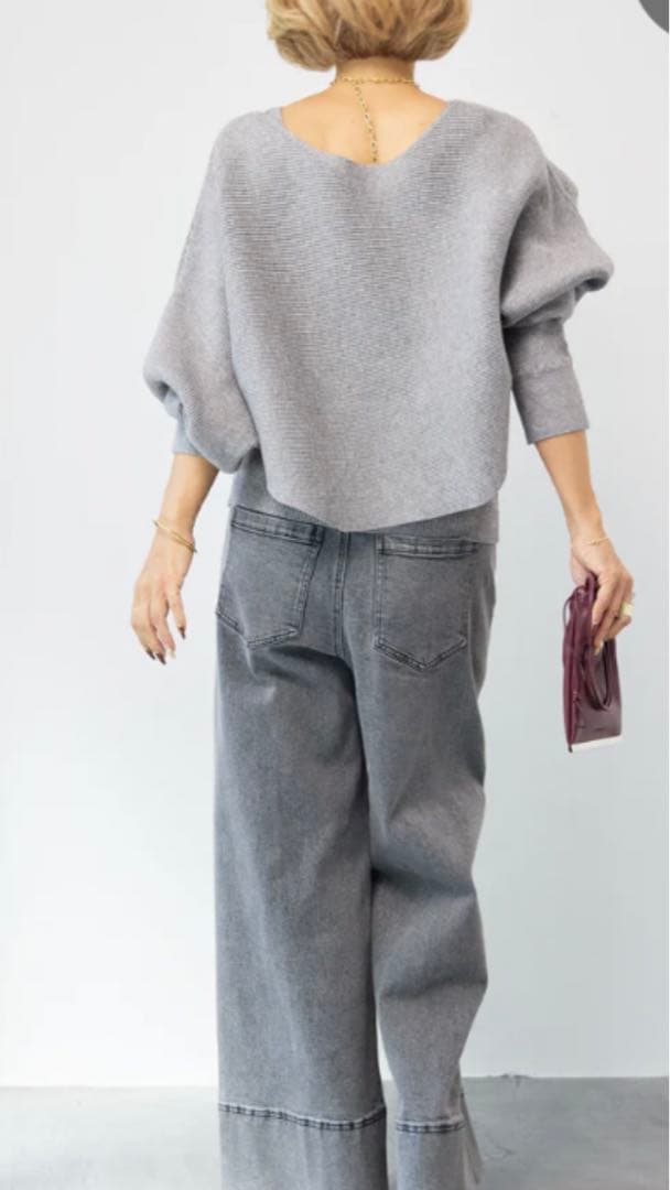 OTO-HA おとは　アシンケープタンクニットセーター　　☆新品☆