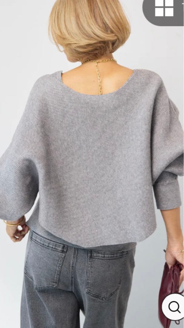 OTO-HA おとは　アシンケープタンクニットセーター　　☆新品☆