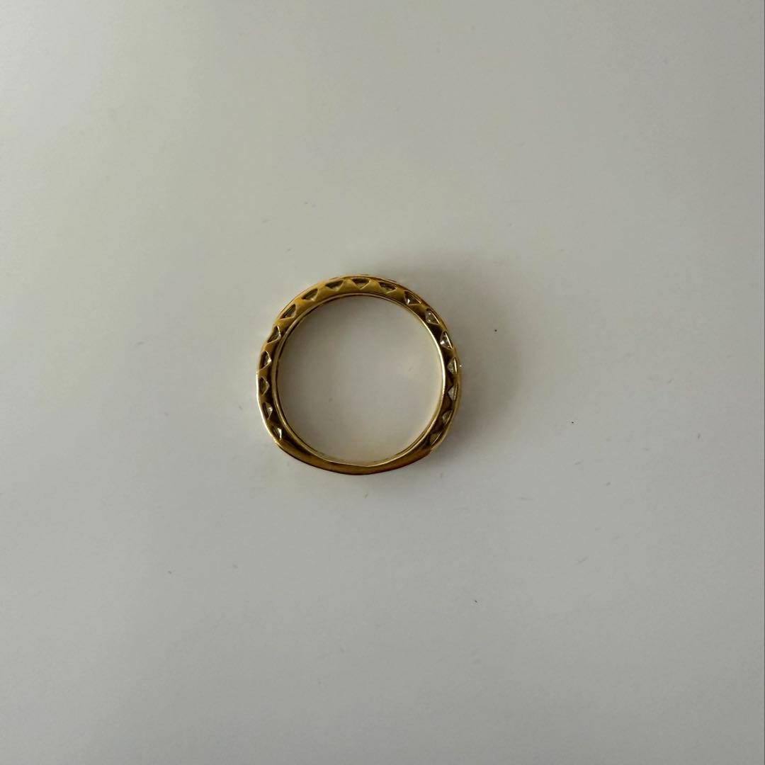 K18イエローゴールド ダイヤエタニティリング 1カラット