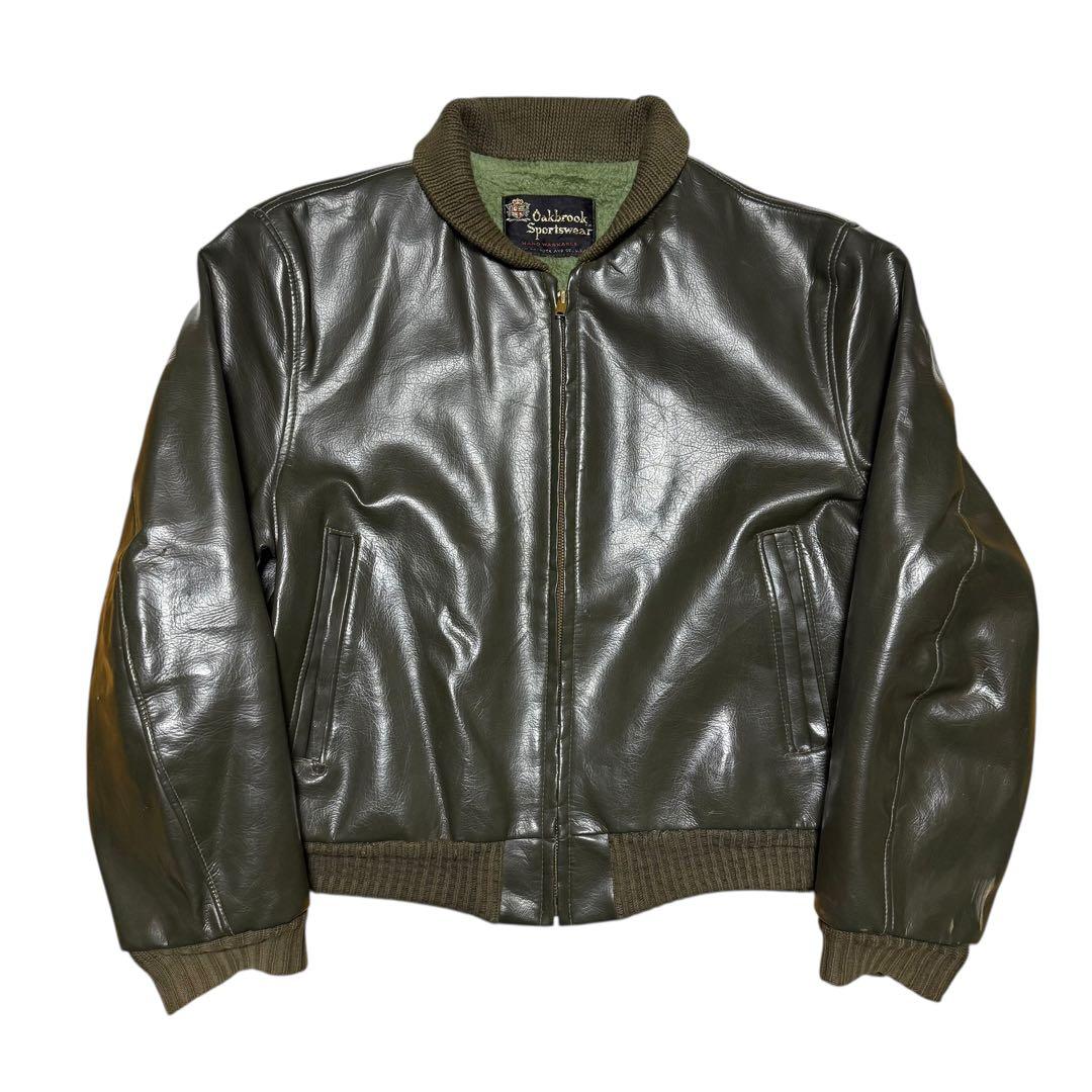 60's〜70's Sears Oakbrook レザー スポーツジャケット