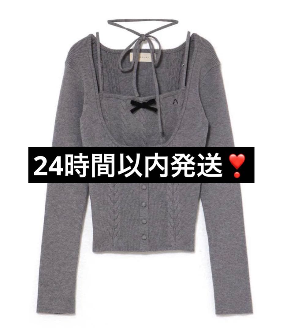 トップス Sharon ribbon tops andmary gray